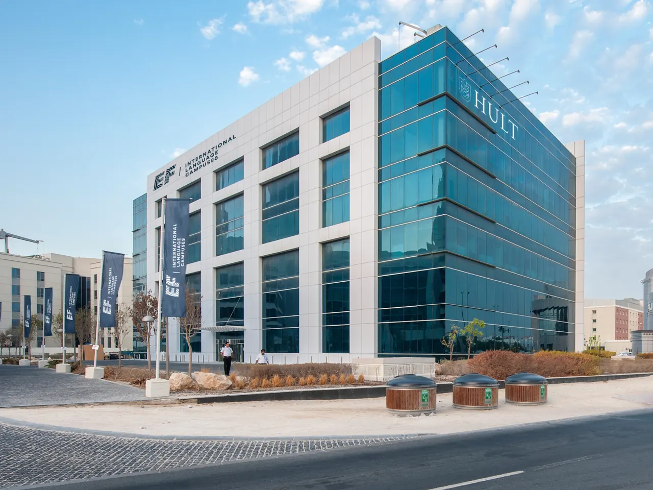 EF Dubai campus — exterior of the school building