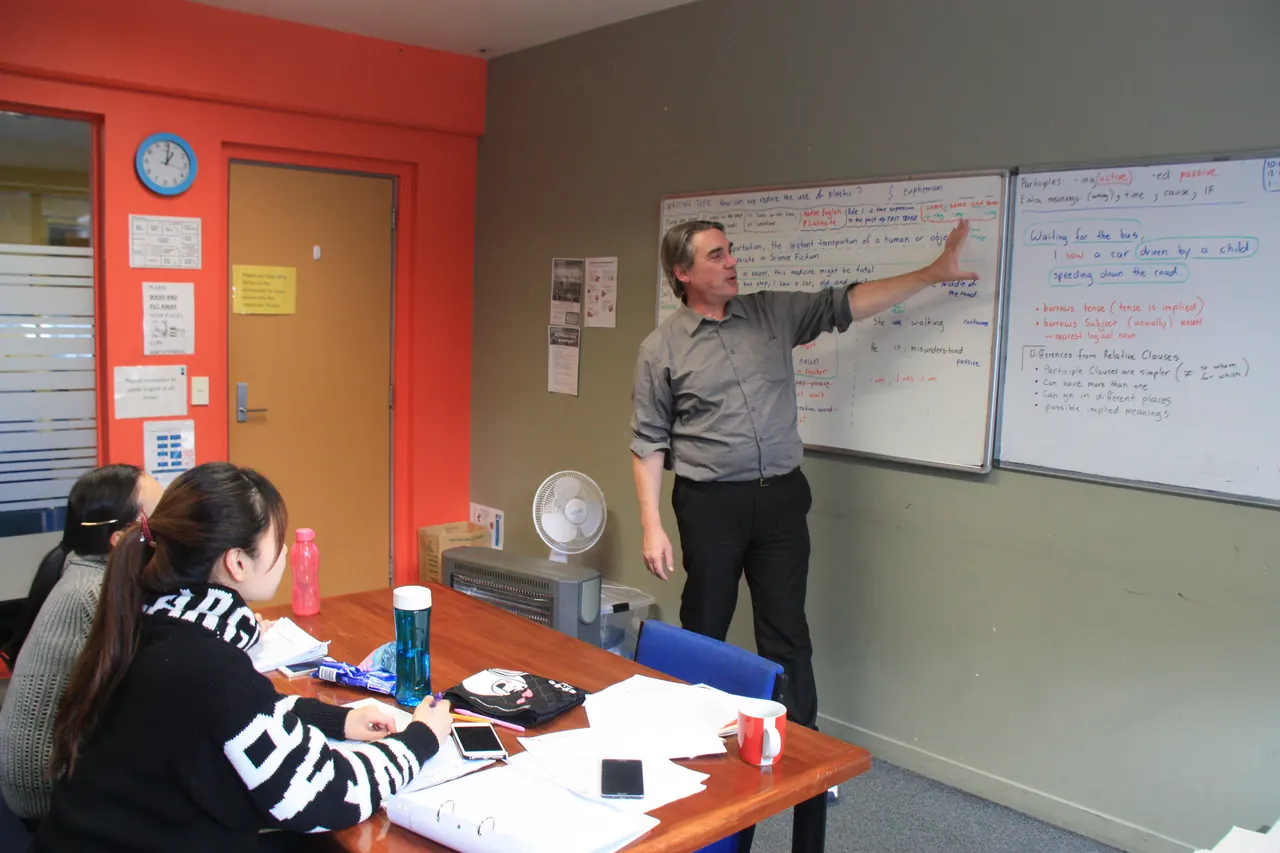 English Teaching College 在惠灵顿的课堂学习场景照片