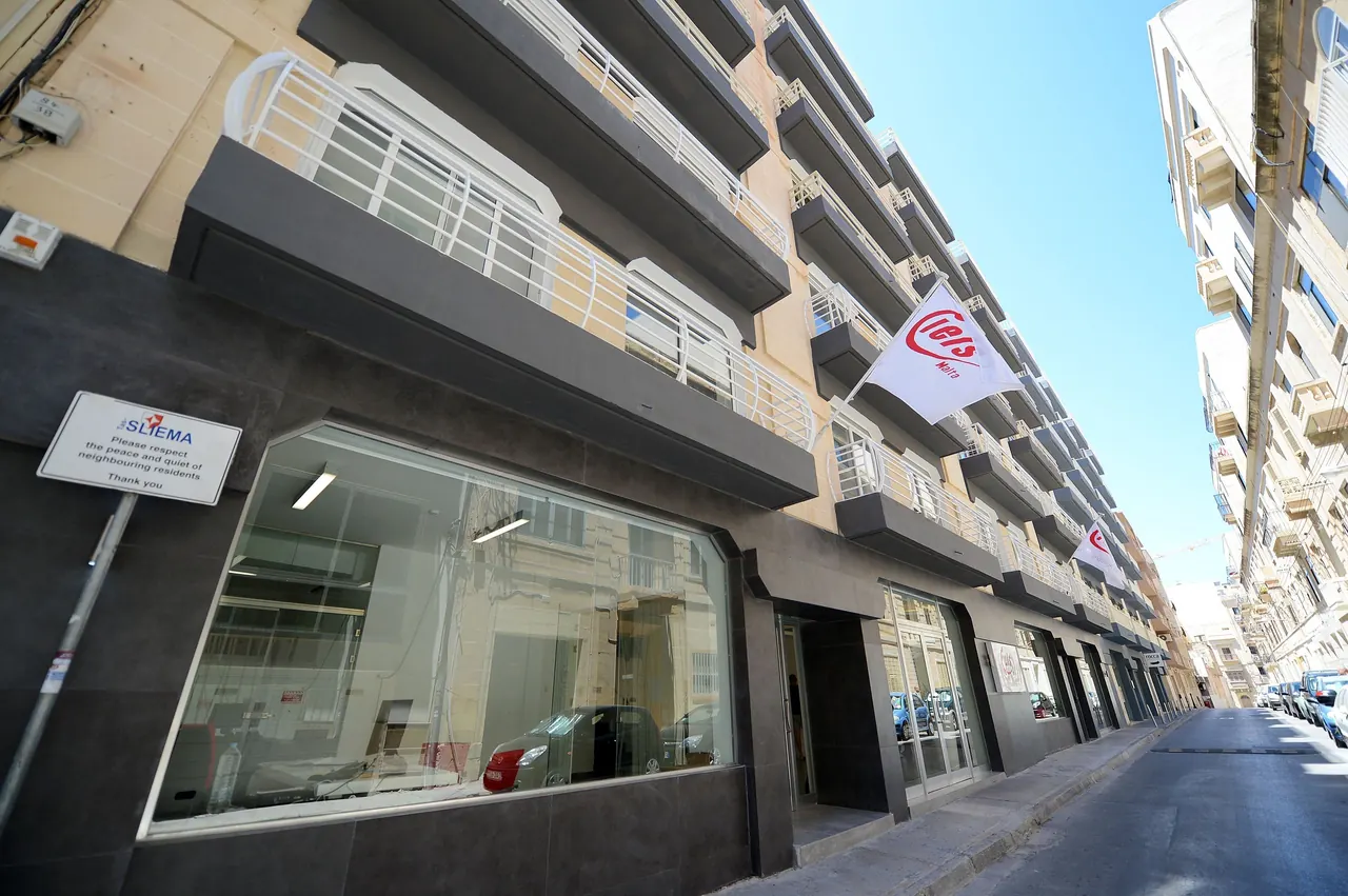 IELS Malta — Street-facing exterior of the adult-school building in Sliema