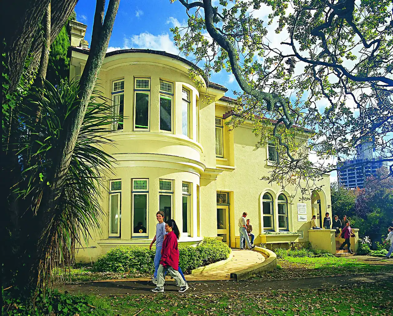 Exterior of Building 27 at Languages International Auckland