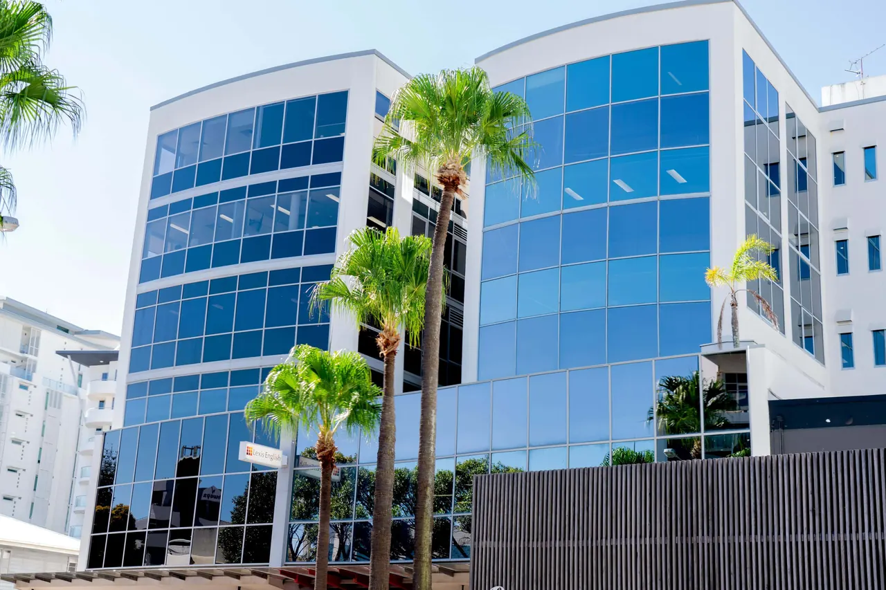 Lexis English Sunshine Coast: The exterior of the Sunshine Coast school (official archive)