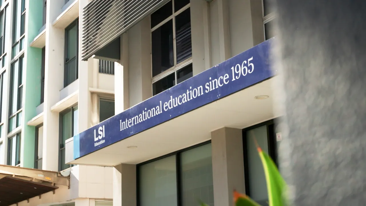 LSI Brisbane：LSI 校舍入口标识（2023年相册影像）