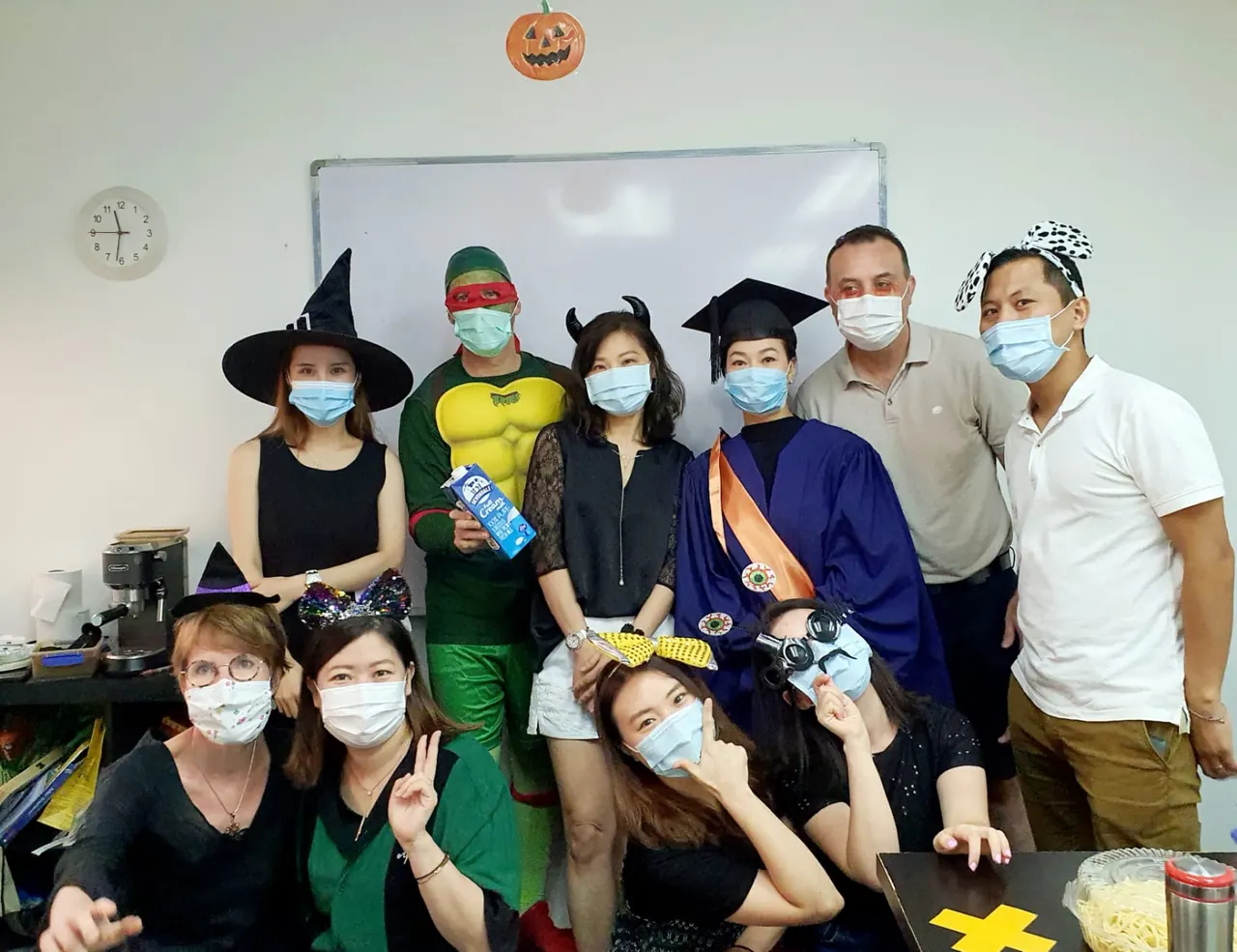 Adult English class at the SLI campus in Singapore