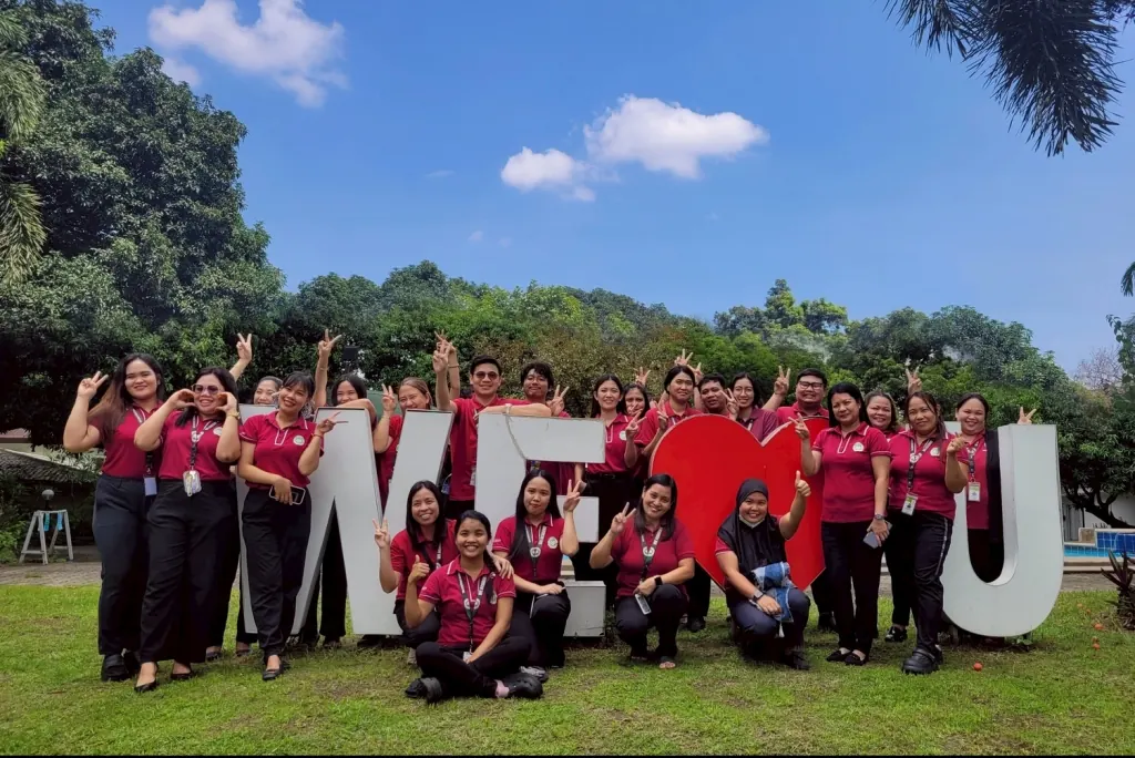 A group photograph at Clark WE Academy in Clark, Philippines.